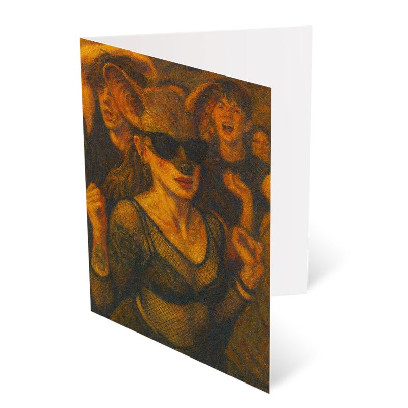 A6 Greeting Card Pack rave gitrl